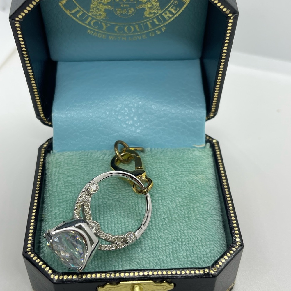 Vintage Y2K Juicy Couture Engagement Ring Charm
